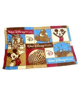 Disney Parks Limited Edition Mickey Mouse Fleece Blanket Walt World 41 X 69